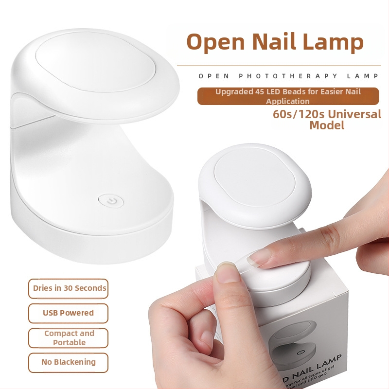 Mini LED körömlámpa gél-lakkok keményítésére, UV körömlámpa, kompakt, hordozható mesterséges körmök számára
