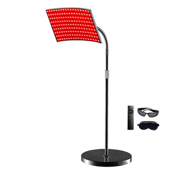Lampa Terapije crvenim svjetlom, 162 LED, infracrvena, 360° rotacija, velika lampa s panelom za ljepotu