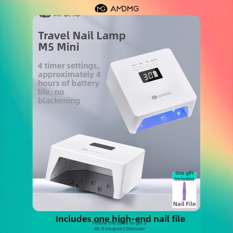 Mali LED lampica za nokte za gel lak – brzo sušenje, alat za manikuru, model M5 Mini