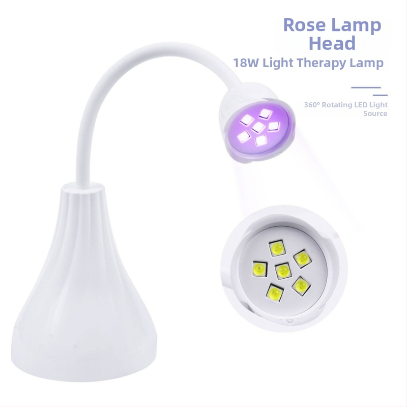 Manikűr Rose Lantern újratölthető LED körömlámpa, 18W