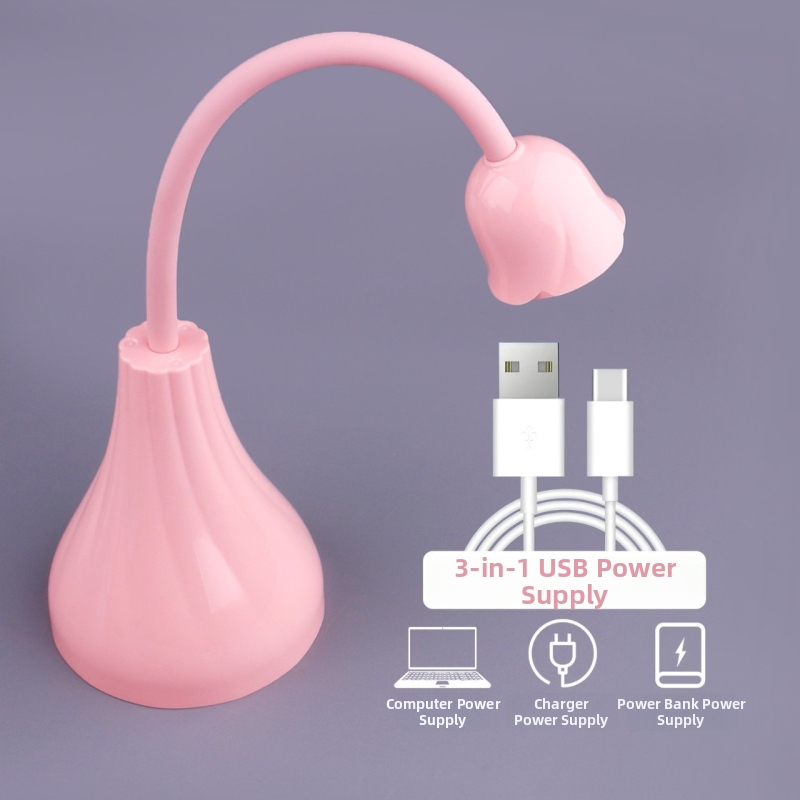Manikűr Rose Lantern újratölthető LED körömlámpa, 18W