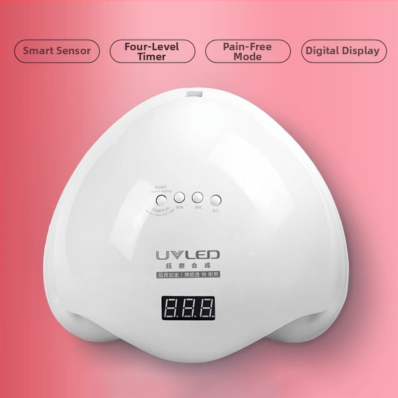 Lampă UV pentru uscare gel unghii, 5Plus, pentru ambele mâini, senzor inteligent