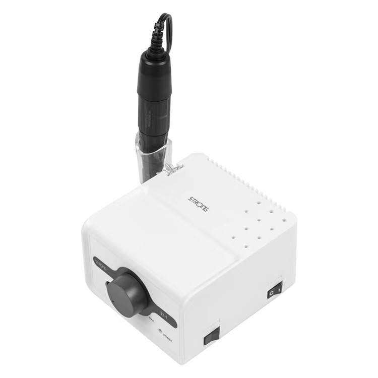 Freză electrică pentru unghii Strong211, pentru îndepărtarea profesională a lacului de unghii, eficiență înaltă