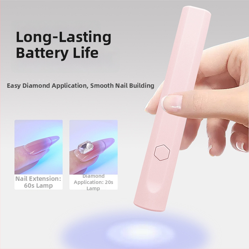 Lampă portabilă pentru unghii, mini lampă UV LED reîncărcabilă pentru uscare gel