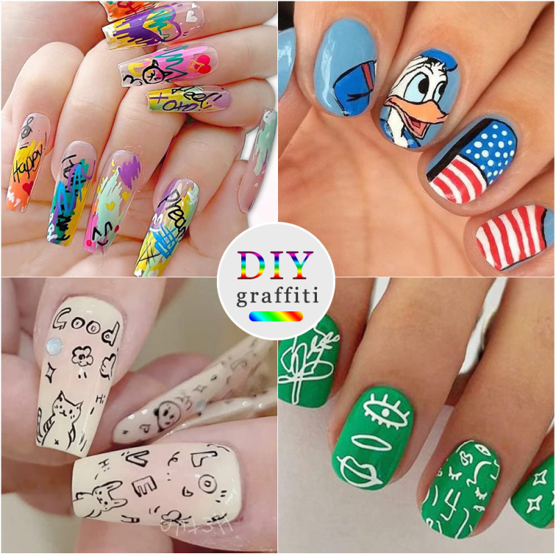 12 részes körömdekorációs tollkészlet – DIY graffiti, akril filctollak, fényes kontúr toll