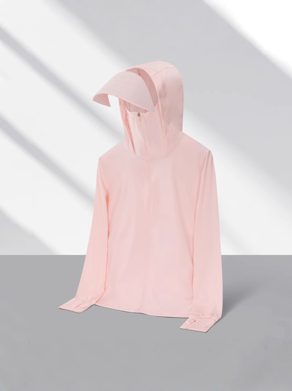 2025 Unisex jakna za zaštitu od sunca za proljeće-ljeto, Ice Silk tkanina, kapuljača, SPF 50+, lagani sportski stil