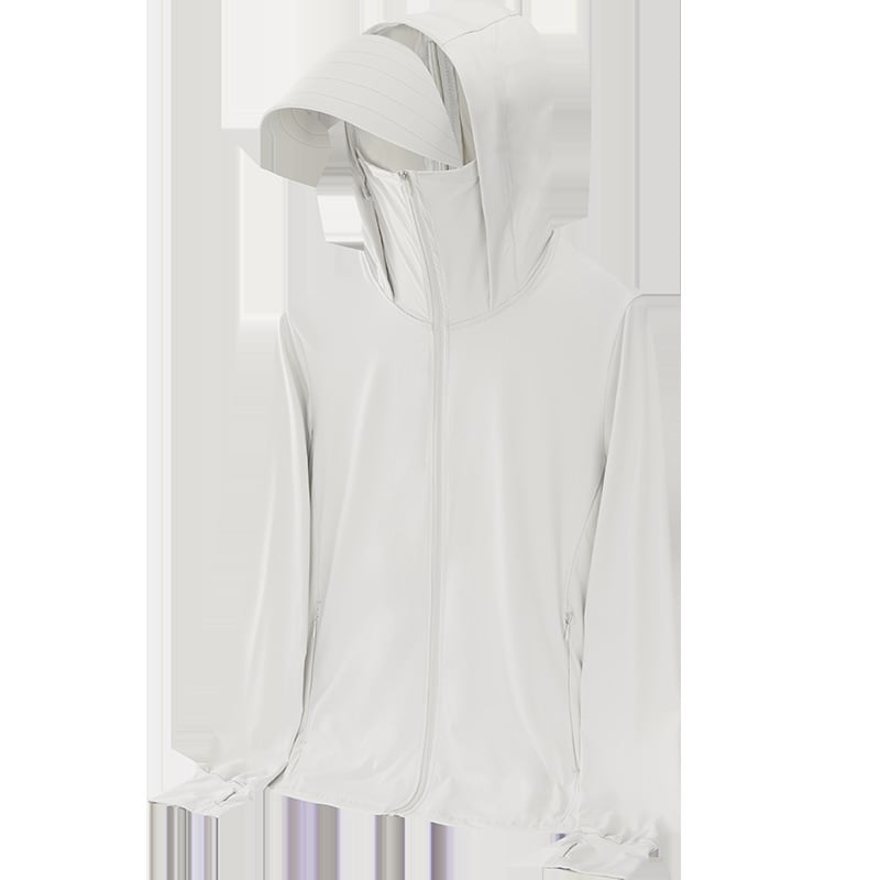 2025 Unisex jakna za zaštitu od sunca za proljeće-ljeto, Ice Silk tkanina, kapuljača, SPF 50+, lagani sportski stil