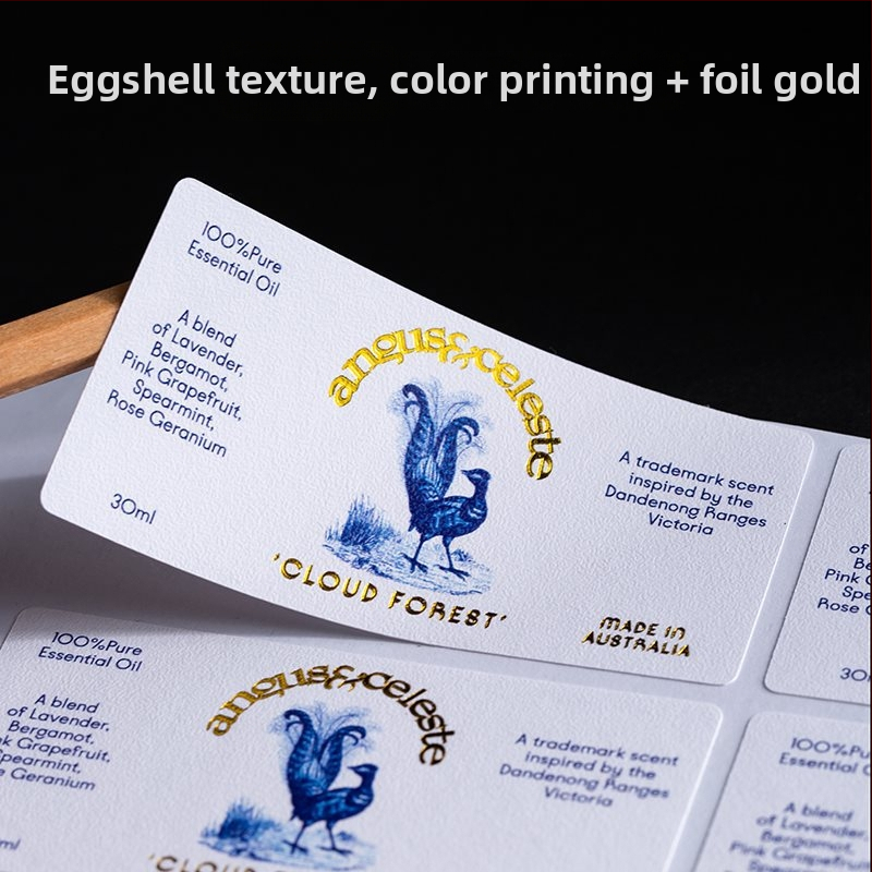 Samoljepljive naljepnice s tiskom za etikete mliječnog čaja, logotipe kave i zatvaranje QR koda