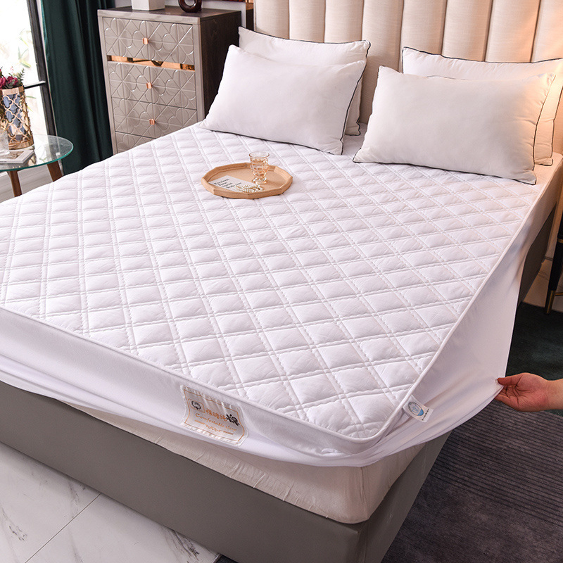 100% βαμβακερό σεντόνι με quilted γέμισμα, αντιολισθητικό, παχύ, κάλυμμα κρεβατιού και προστατευτικό στρώματος από σκόνη