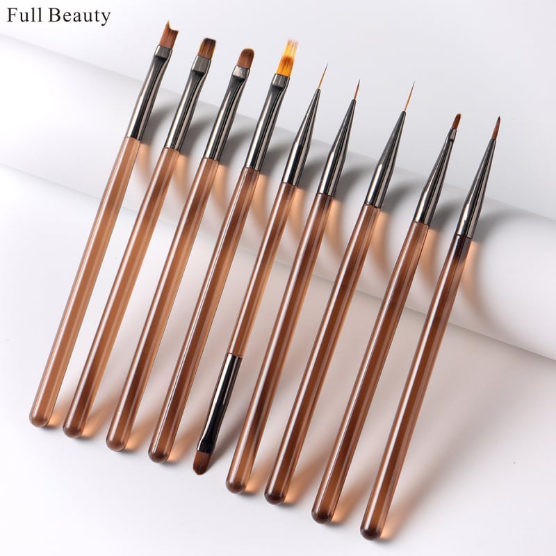 Full Beauty 9 részes körömdíszítő toll készlet – japán stílusú manikűrhöz
