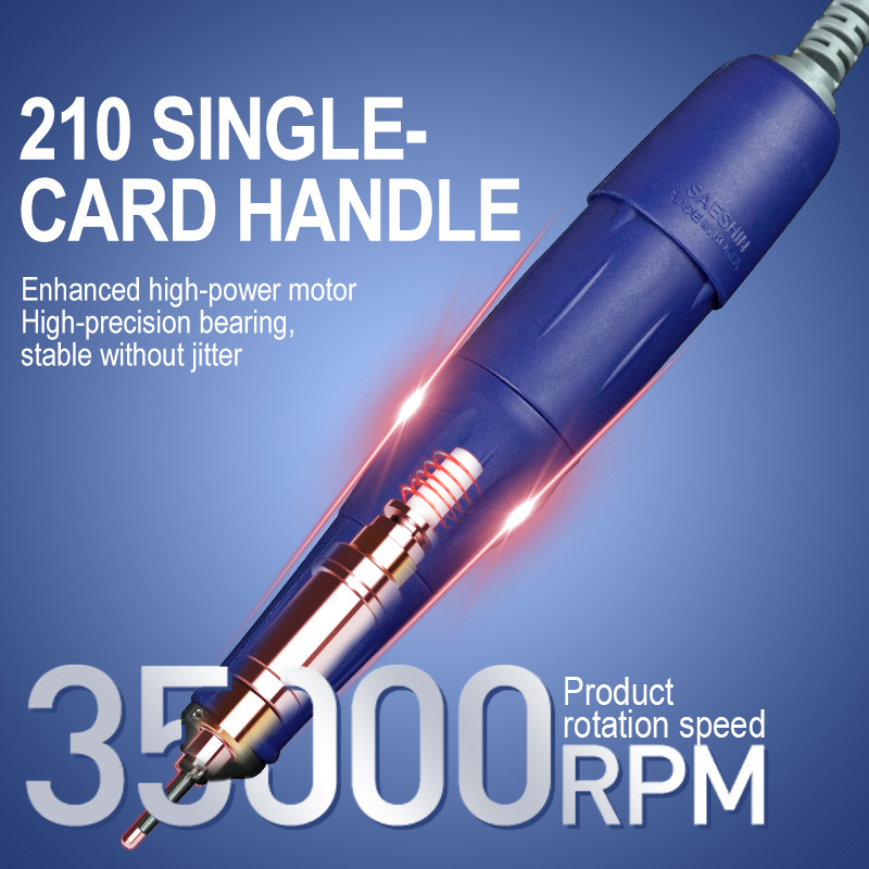 B350 Strongmax One Ноктова бормашина за гравиране и полиране, 35000 RPM