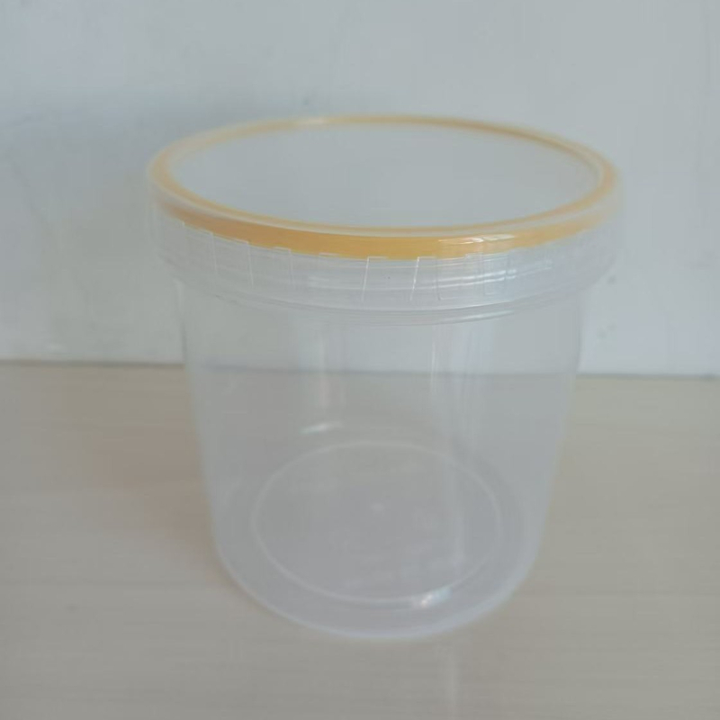 Plastični prozirni zatvoreni spremnik za grickalice, posuda za zobene pahuljice i mliječni prah, kuhinjski spremnik za začine.