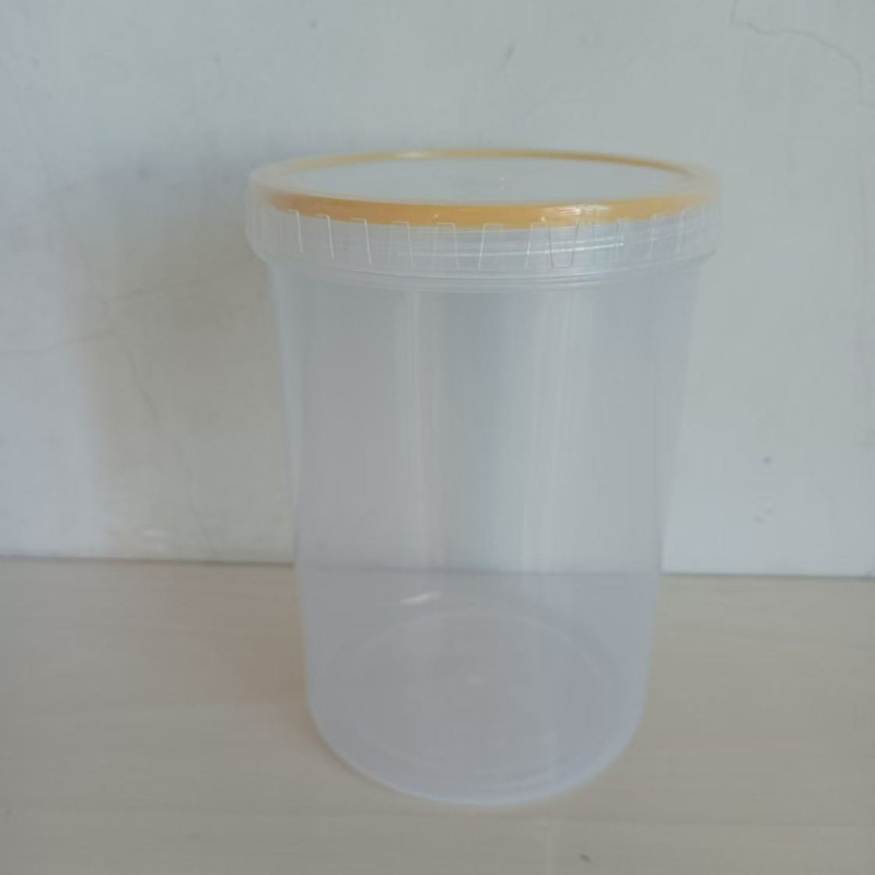Plastični prozirni zatvoreni spremnik za grickalice, posuda za zobene pahuljice i mliječni prah, kuhinjski spremnik za začine.