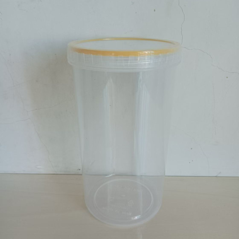Plastični prozirni zatvoreni spremnik za grickalice, posuda za zobene pahuljice i mliječni prah, kuhinjski spremnik za začine.