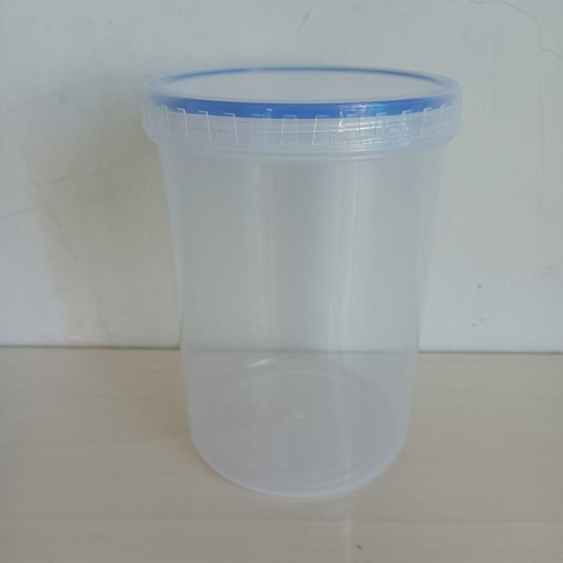 Plastični prozirni zatvoreni spremnik za grickalice, posuda za zobene pahuljice i mliječni prah, kuhinjski spremnik za začine.