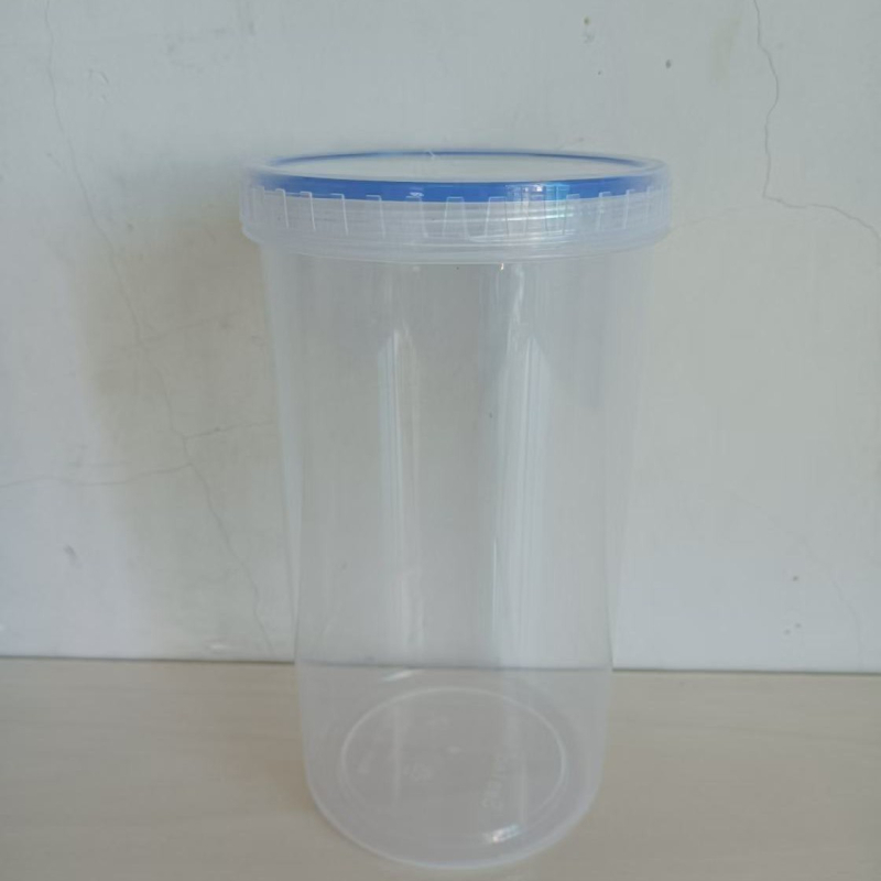 Plastični prozirni zatvoreni spremnik za grickalice, posuda za zobene pahuljice i mliječni prah, kuhinjski spremnik za začine.
