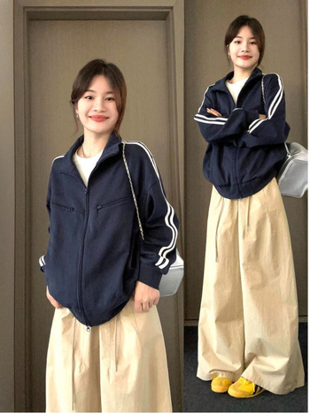 Ženska jakna s jedinstvenim dizajnom, slobodan kroj, korejski stil baseball jakna za proljeće, jesen i zimu