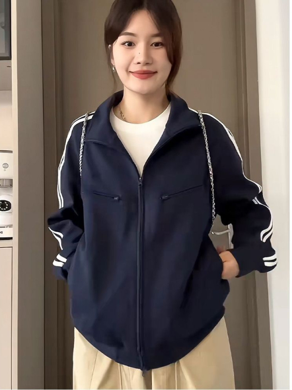 Ženska jakna s jedinstvenim dizajnom, slobodan kroj, korejski stil baseball jakna za proljeće, jesen i zimu