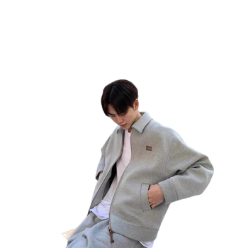 Nanyou luksuzna ženska jakna s ovratnikom lapel, svestran casual kroj s dugim rukavima, unisex