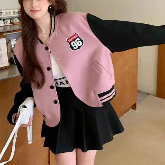 Ženska jakna s otiskom u korejskom stilu, casual školski stil