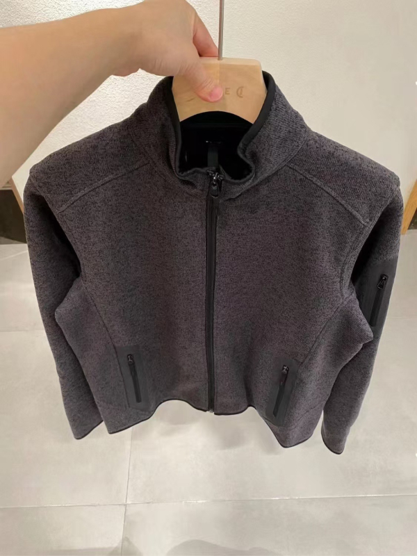 COVERT fleece jakna, unisex, jesen-zima, srednji sloj, topla pletena kardigan