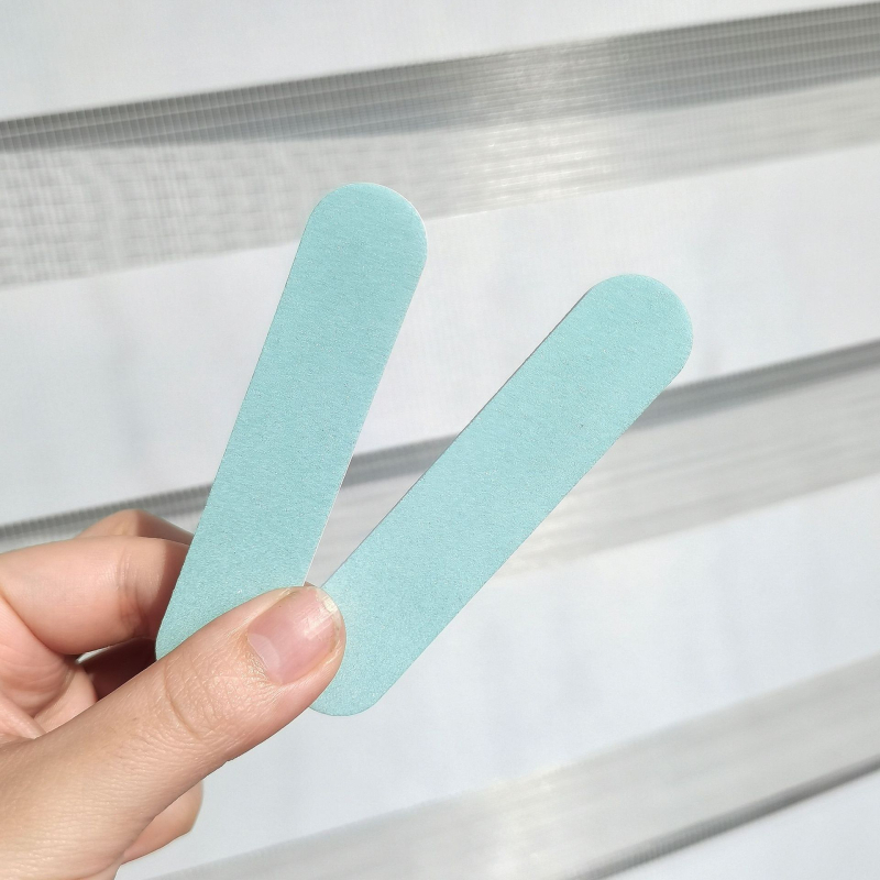 Mini kettős oldalú köröm polírozó csík – csiszoláshoz és fényesítéshez, vastag durva csiszoló szalag