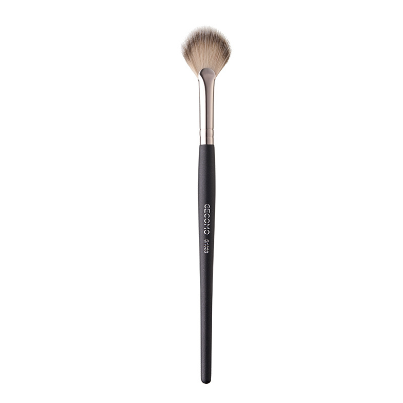 GECOMO četkica za ruž i highlighter, mekane dlačice, ne upija puder, jednostavna primjena, alat za šminkanje za početnike