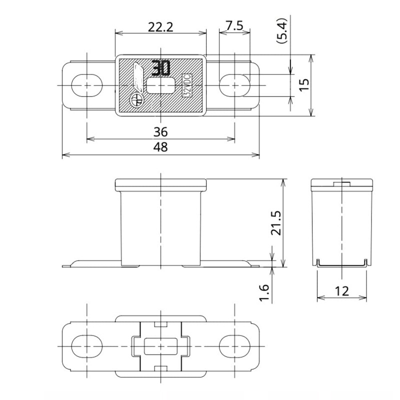 SBR Subaru biztosíték- és reléalapja 82211FC12