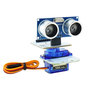 SG90 9g σερβο pan-tilt 180° υπερηχητικός αισθητήρας για έξυπνο ρομποτικό αυτοκίνητο με αποφυγή εμποδίων και μέτρηση απόστασης