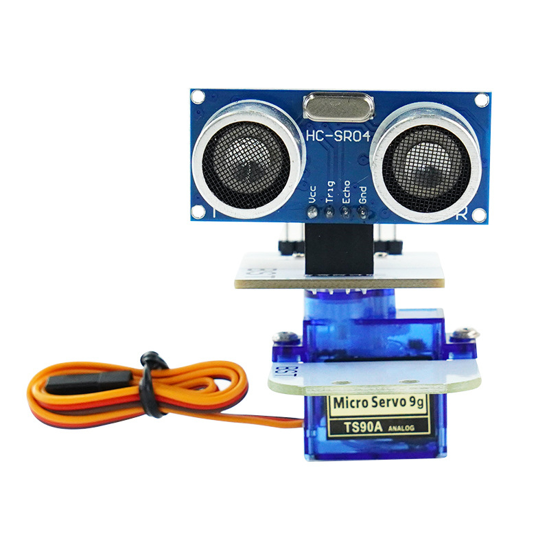 SG90 9g σερβο pan-tilt 180° υπερηχητικός αισθητήρας για έξυπνο ρομποτικό αυτοκίνητο με αποφυγή εμποδίων και μέτρηση απόστασης