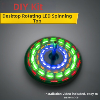Stolný LED rotujúci vrchol s blikajúcimi svetlami pre spájanie a DIY elektroniku TJ-56-515