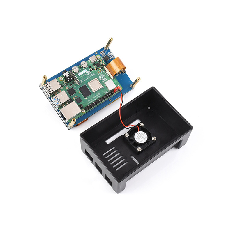 Zaslon Raspberry Pi s 4,3 inča kapacitivnim dodirnim zaslonom, MIPI DSI sučelje, IPS panel, kućište od 3D ispisa