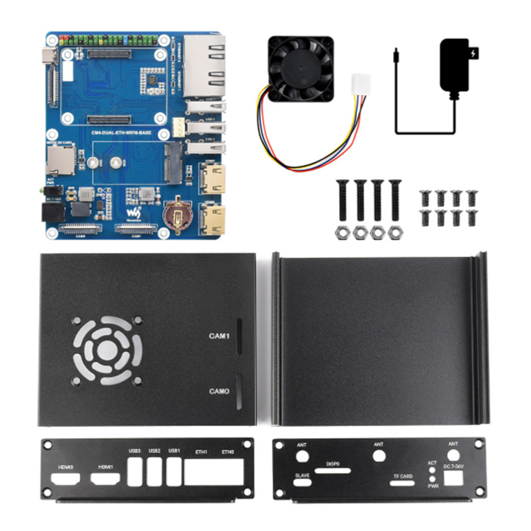 Raspberry Pi Wi-Fi 6 dvostruka mrežna ploča za proširenje s M.2 E-Key sučeljem