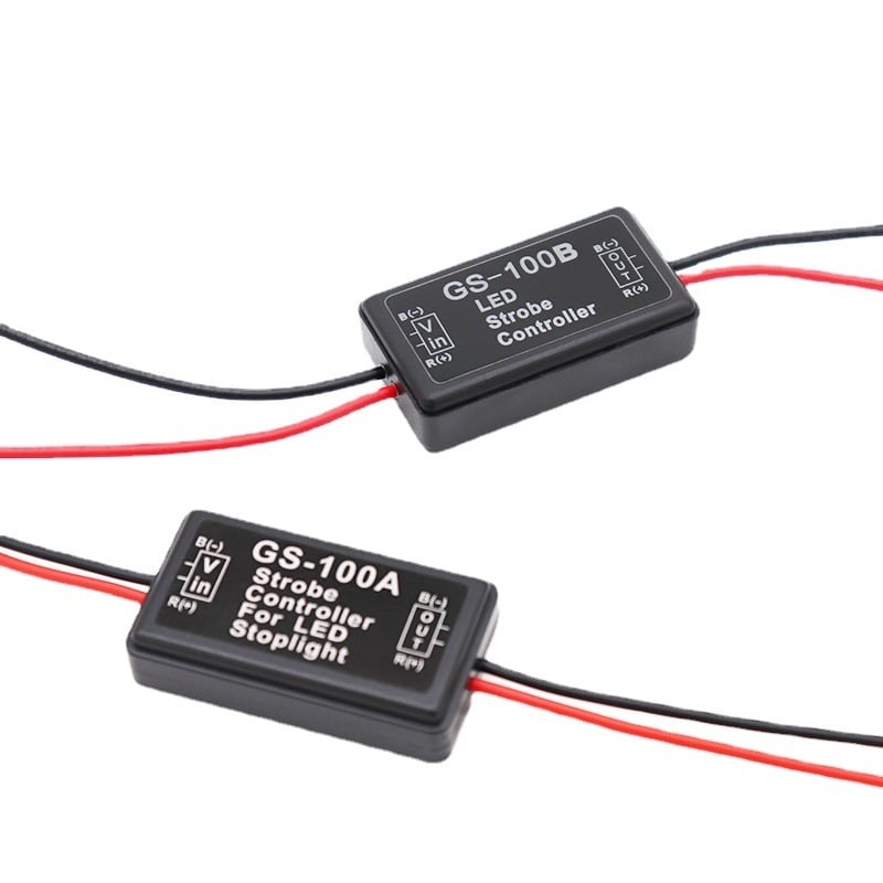 12VGS LED контролер за светлини за работа и LED ленти със сменящи се леви и десни стробове