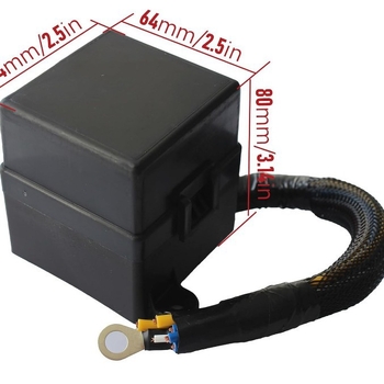 Cutie de siguranțe auto cu releu de 2 canale și bloc de siguranțe de 6 canale, unitate de control principal pentru cablajul compartimentului motor