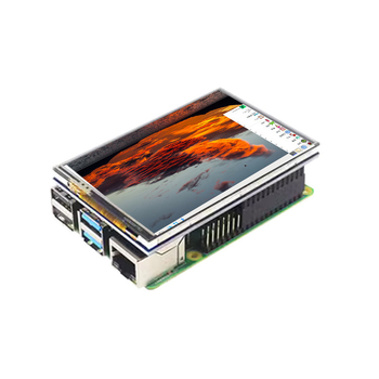 3,5-инчов дисплей за Raspberry Pi 5 поколение, резистивен тъч екран с писалка в комплект