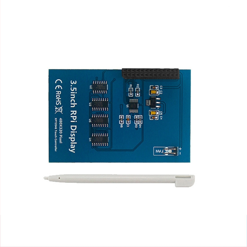 3,5-palcový displej pre Raspberry Pi 5 generáciu, rezistívny dotykový displej so stylusom