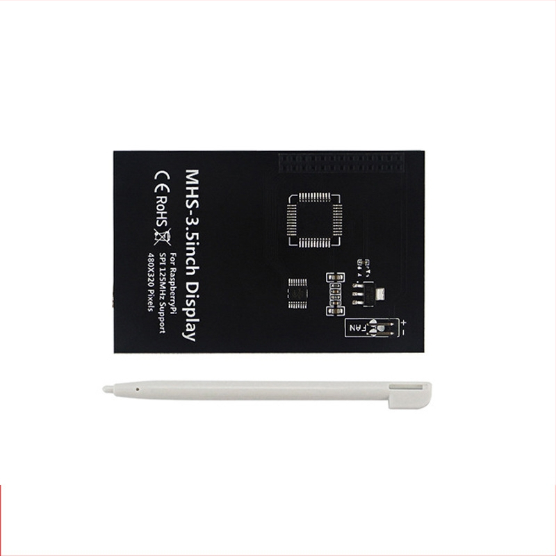 3,5-palcový displej pre Raspberry Pi 5 generáciu, rezistívny dotykový displej so stylusom