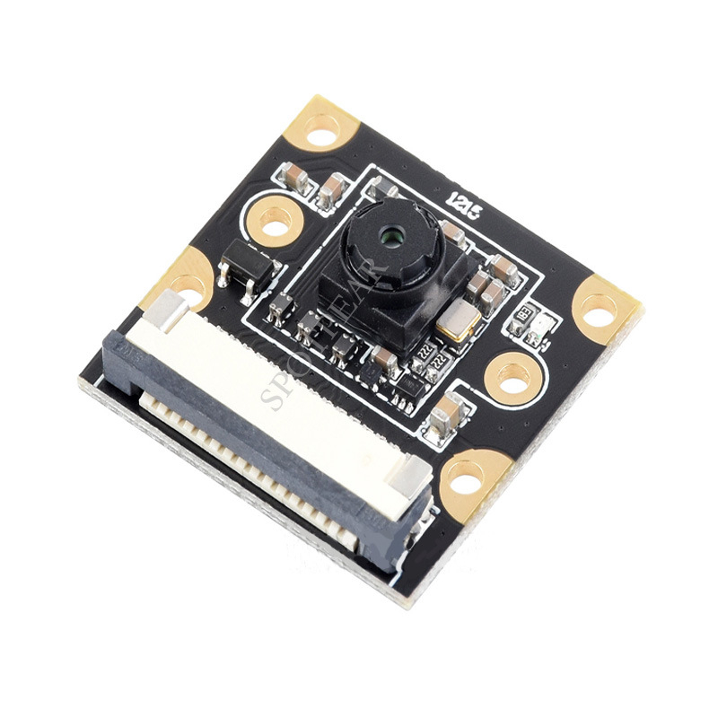 Камера за Raspberry Pi 5, IMX219, 8 MP, 79.3/120° зрителен ъгъл на видимост, MIPI-CSI, 20 cm гъвкав кабел