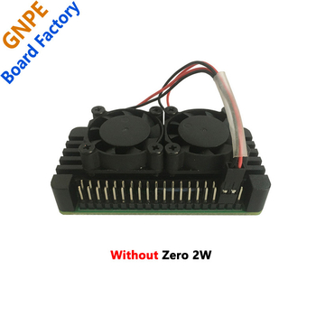 Raspberry Pi Zero 2 W алуминиев корпус с охладител и двойни вентилатори
