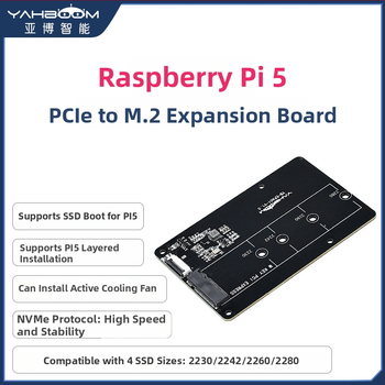Raspberry Pi 5 PCIe na M.2 rozširovacia doska pre NVMe SSD