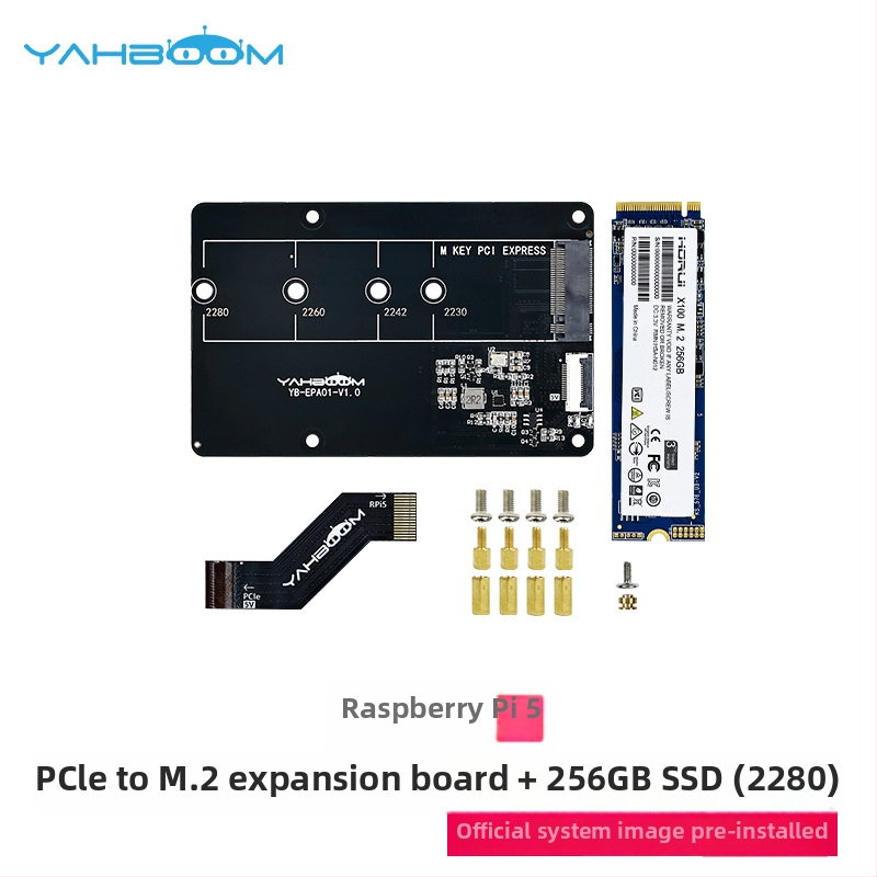 Raspberry Pi 5 PCIe na M.2 rozširovacia doska pre NVMe SSD