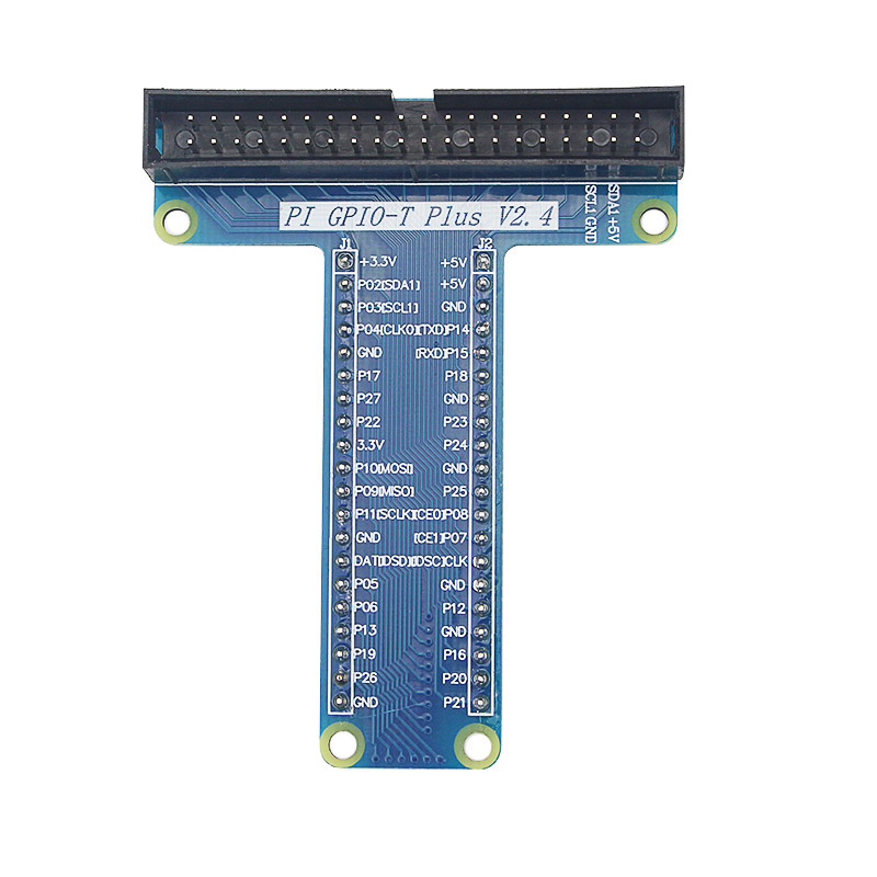Разширителна GPIO платка за Raspberry Pi с цветен 40-пинов кабел за breadboard, съвместима с Raspberry Pi 4B/3B+/3B