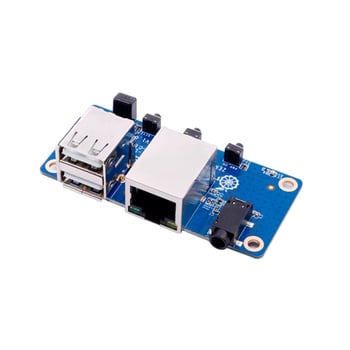 Orange Pi Zero 2W разширителна платка, 24-пинов адаптер за функции, инфрачервен приемник и Ethernet
