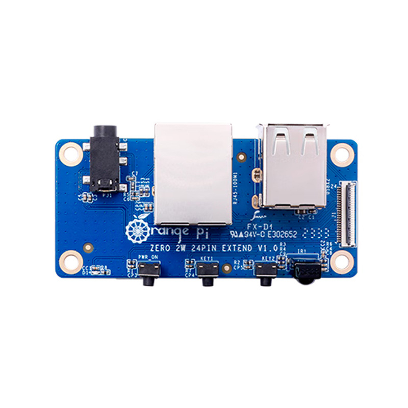 Orange Pi Zero 2W разширителна платка, 24-пинов адаптер за функции, инфрачервен приемник и Ethernet