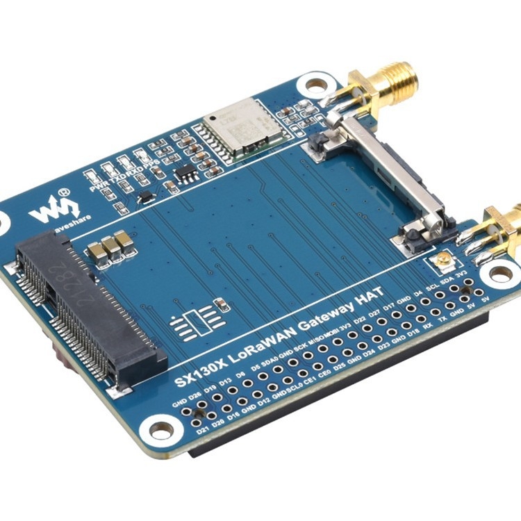 SX1302 868M LoRaWAN шлюз модул – разширителна платка за Raspberry Pi със стандартен Mini-PCIe интерфейс L76K