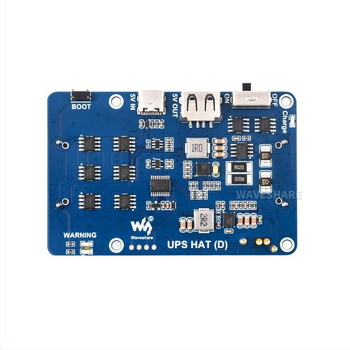 Raspberry Pi UPS napájací modul, veľká kapacita 21700, synchronizované nabíjanie a vybíjanie, 5V výstup