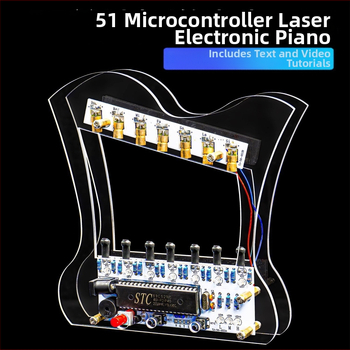 Sada s mikrokontrolérom, laserovou elektronickou klávesnicou a harfou – DIY technológia, zváranie a montáž TJ-56-653