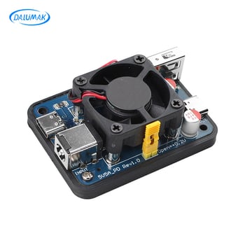 DALUMAK Raspberry Pi 5 PD tápellátási bővítőpanel, 5V 5A, DC-DC buck modul 12V-ról 5V-ra