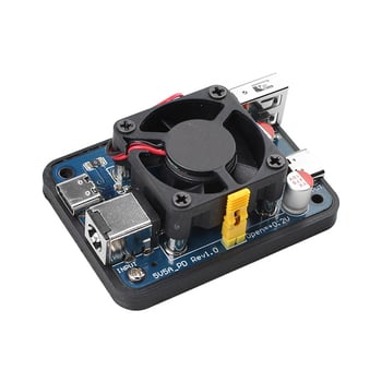 DALUMAK Raspberry Pi 5 PD tápellátási bővítőpanel, 5V 5A, DC-DC buck modul 12V-ról 5V-ra